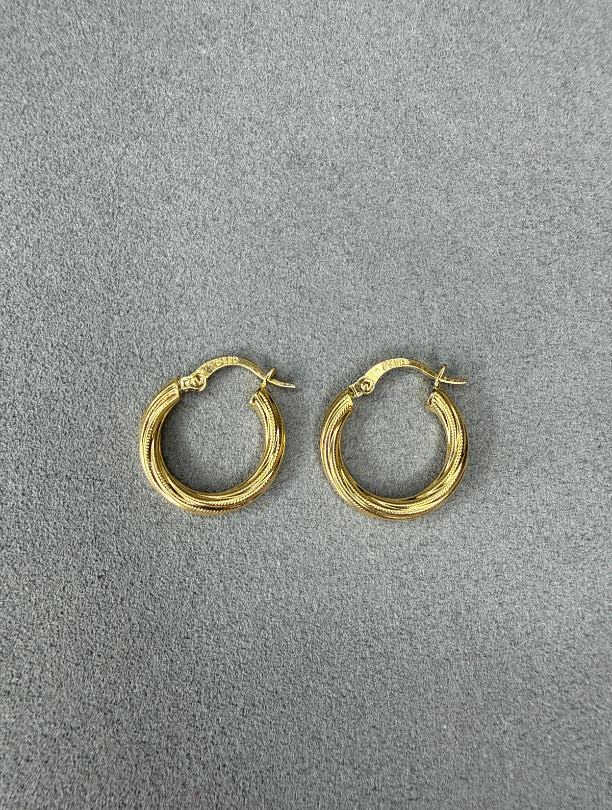 Aretes de oro Italiano 18k