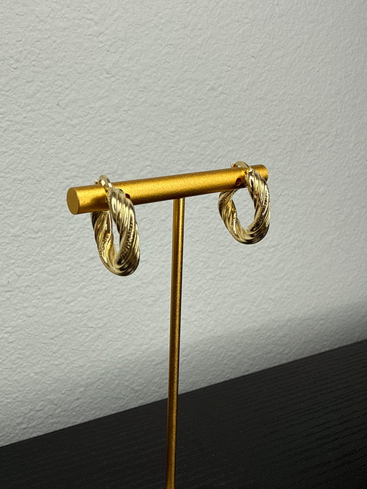 Aretes de oro Italiano 18k