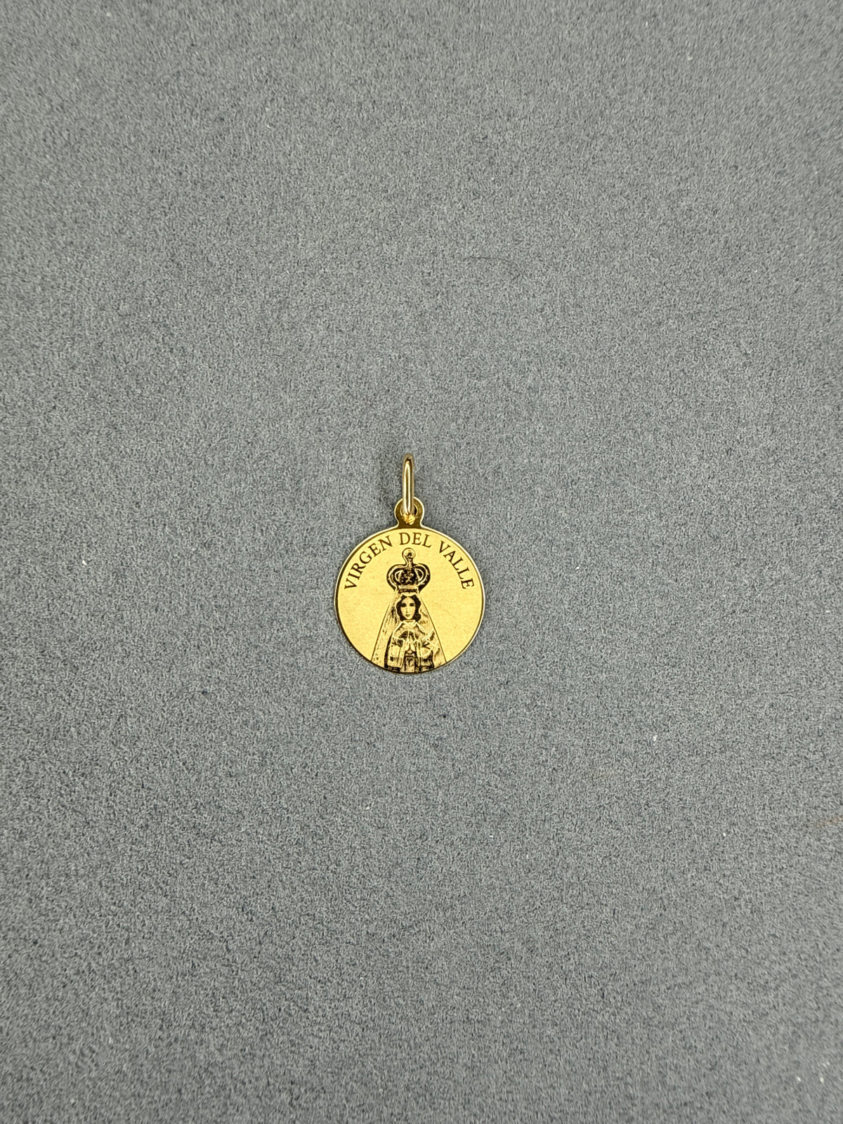 Dije de la Virgen del Valle Italiano 18k