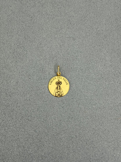 Dije de la Virgen del Valle Italiano 18k