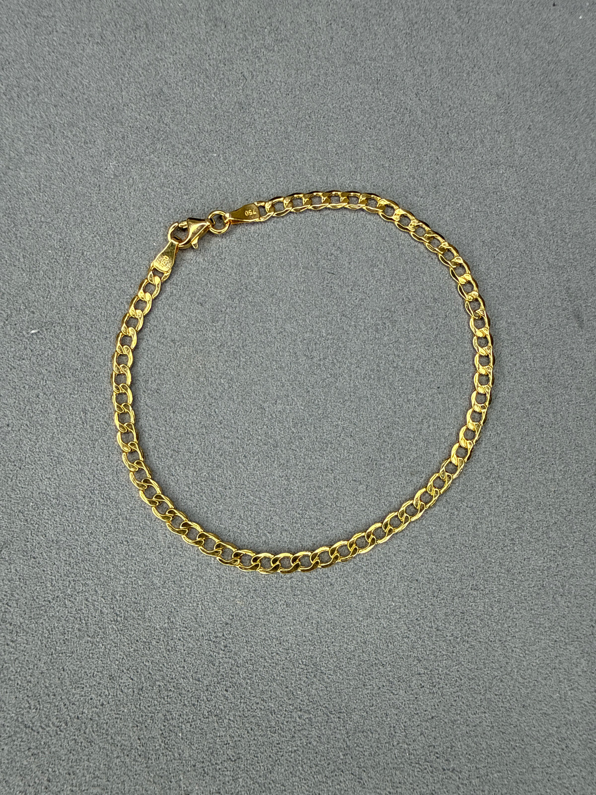 Pulso cubano 20cm Italiano 18k