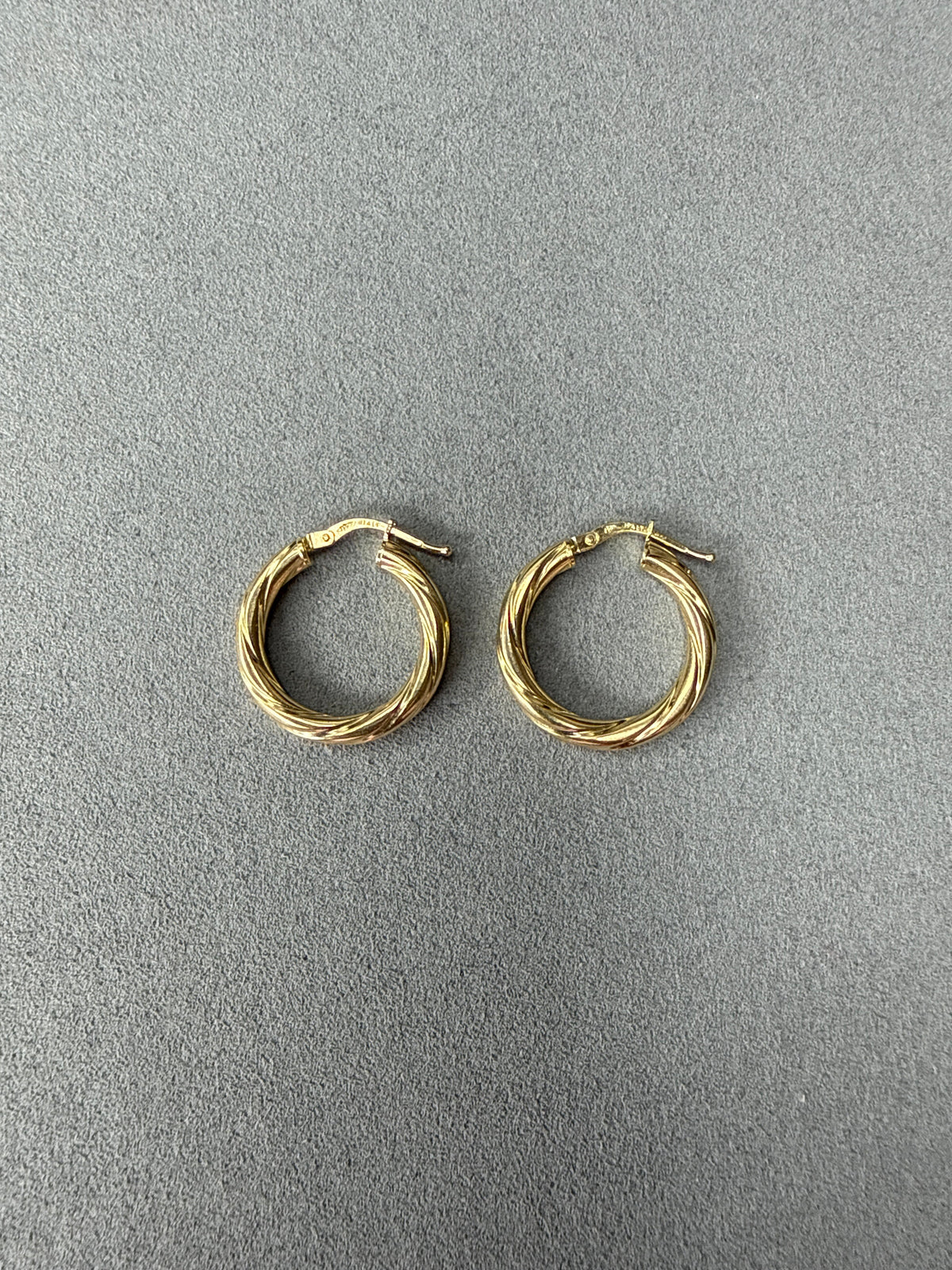 Aretes de oro Italiano 18k