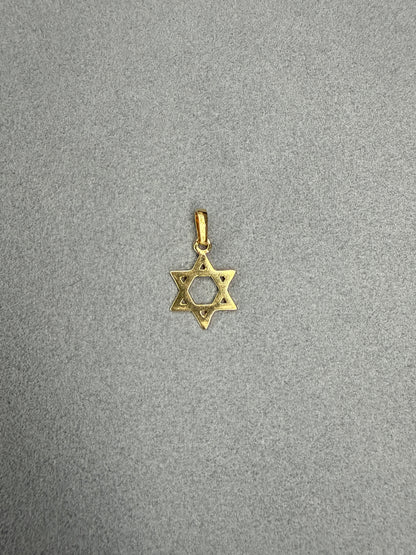 Dije estrella de David Italiano especial 18k