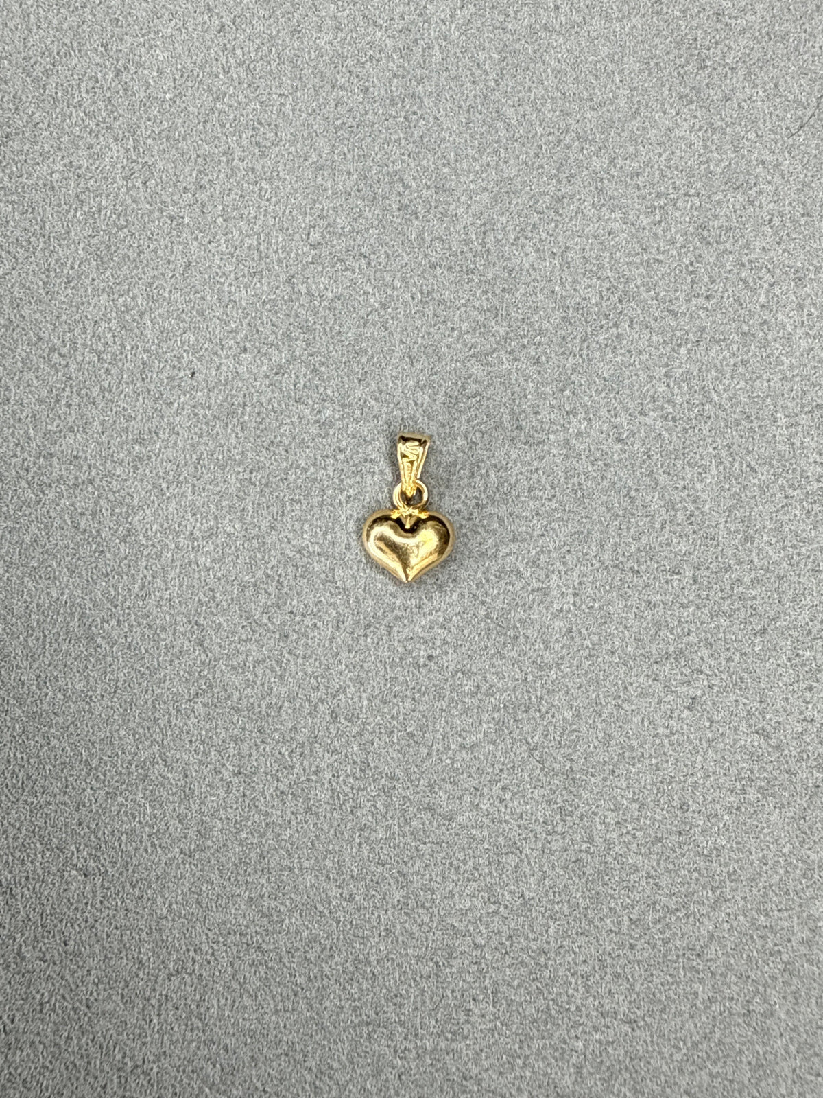 Dije corazón pequeño Italiano especial 18k