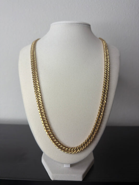 Cadena cubana de 60cm oro 18k italiano