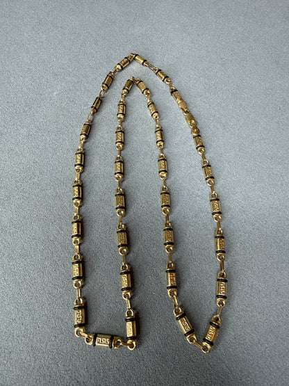 Cadena rústica de 60cm 18k nacional