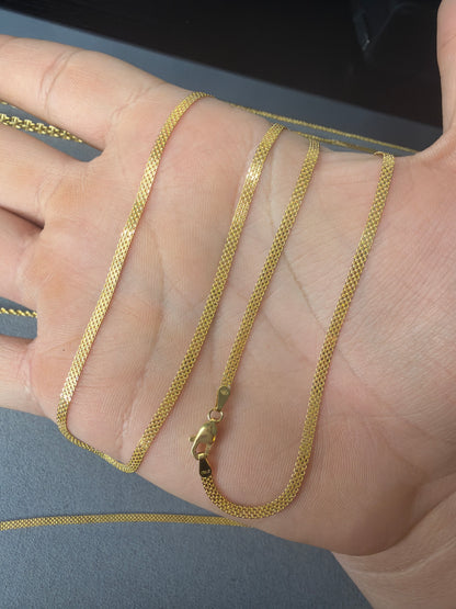 Cadena china 60cm oro 18k Italiano