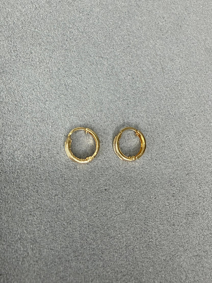 Aretes de oro Italiano 18k