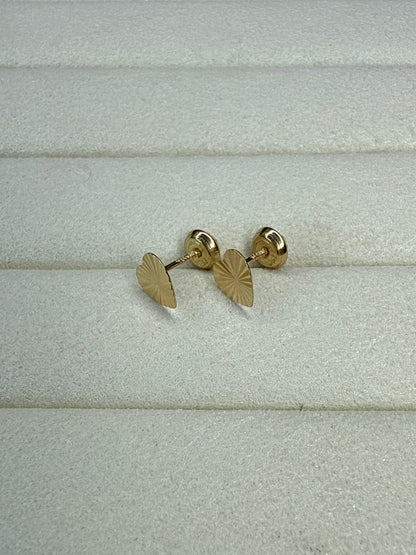 Topitos corazón Nacional 18k
