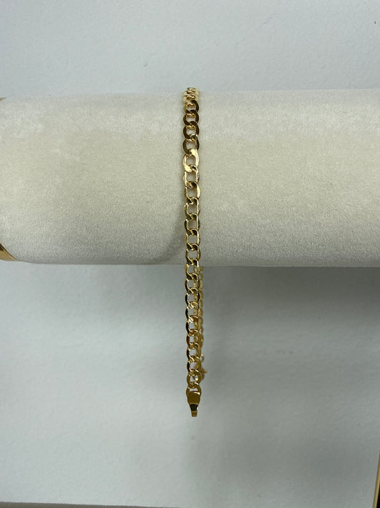 Pulso cubano 20cm Italiano 18k