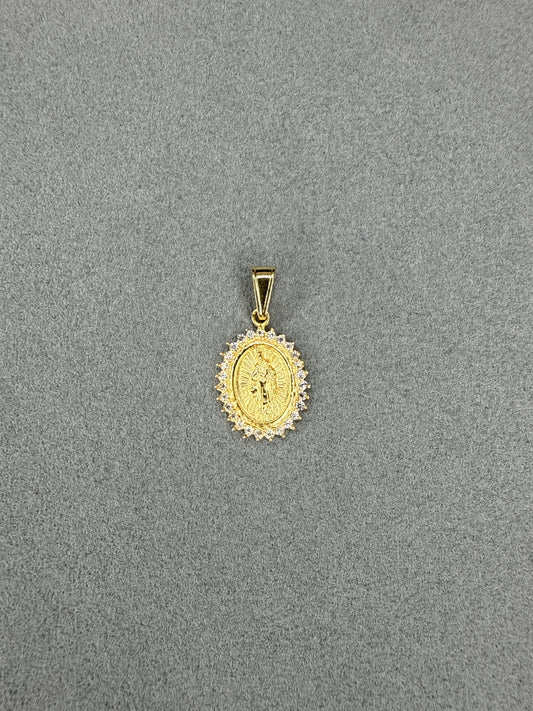 Dije de la Virgen del Carmen Nacional 18k
