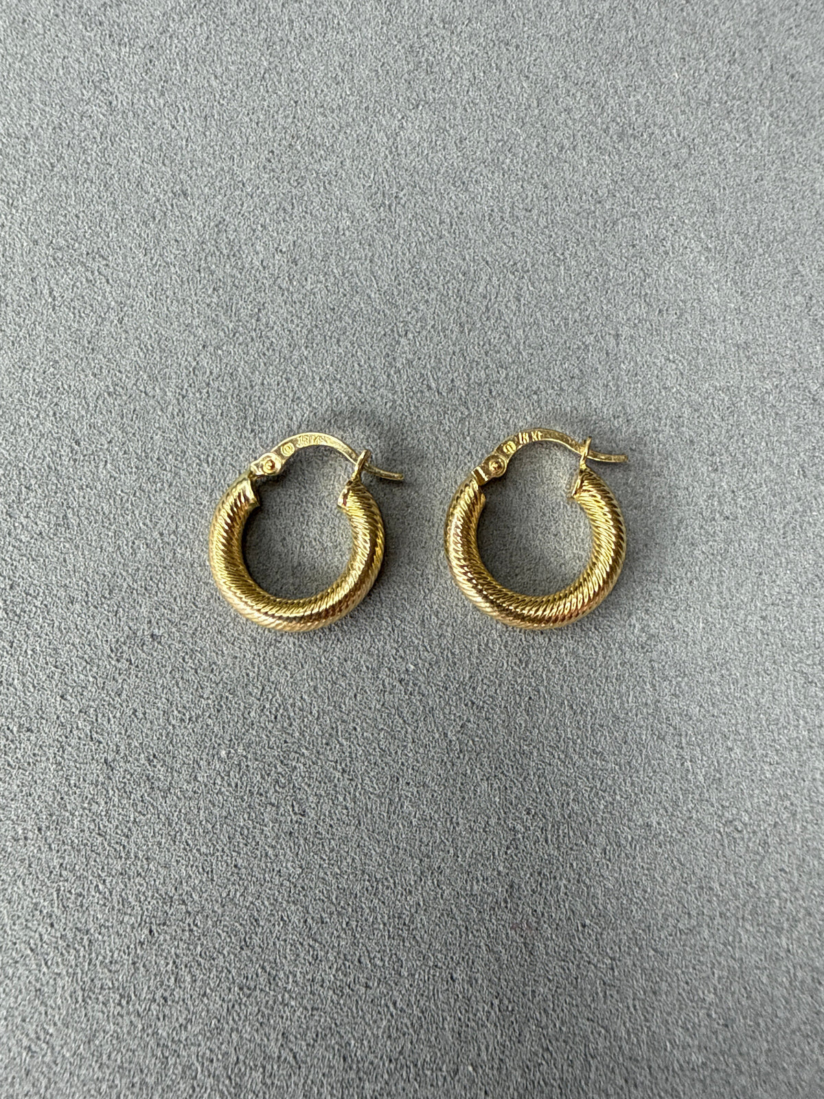 Aretes de oro Italiano 18k