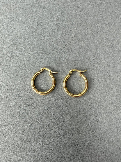 Aretes de oro Italiano 18k