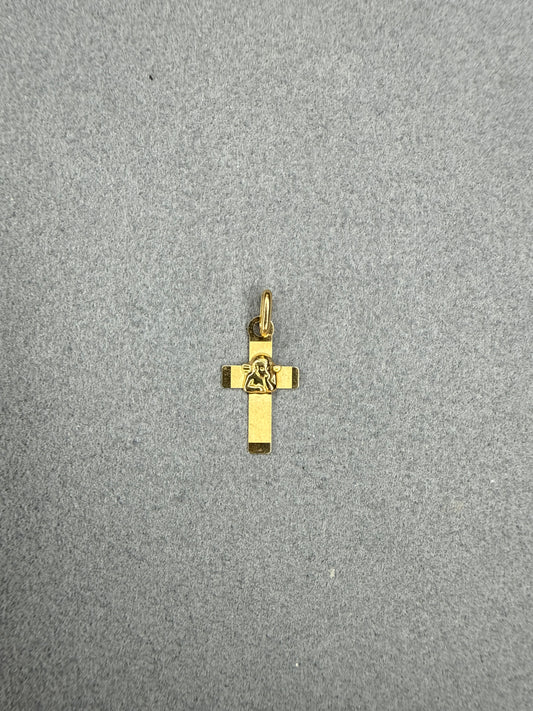 Cruz de Ángel Italiano especial 18k