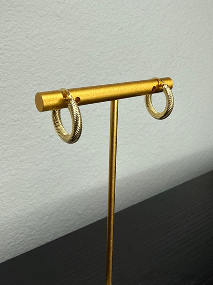Aretes de oro Italiano 18k