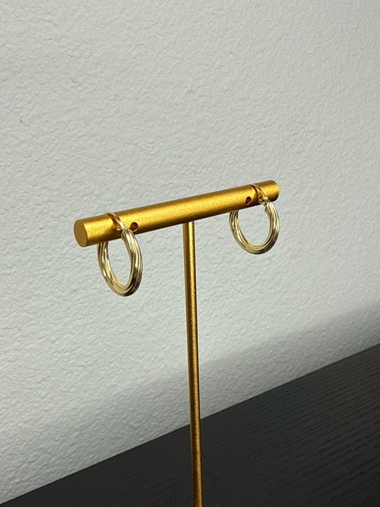Aretes de oro Italiano 18k