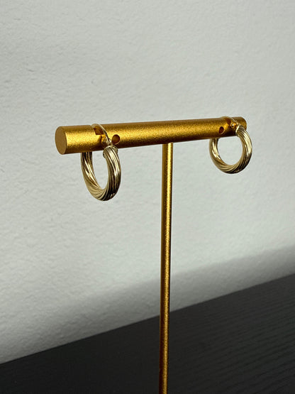 Aretes de oro Italiano 18k